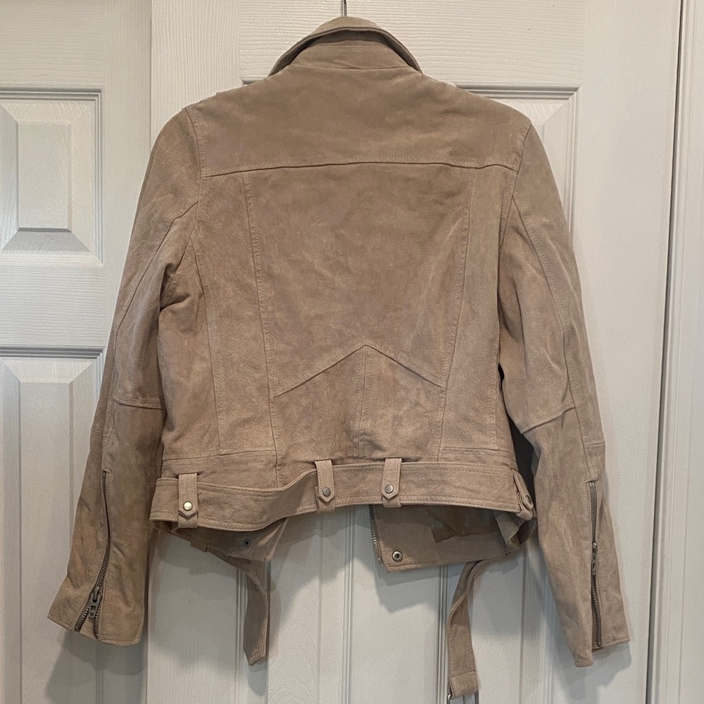 Blank NYC Women's Tan Leather Jacket - Picture 5 of 5